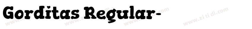 Gorditas Regular字体转换